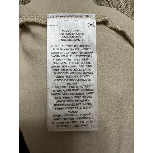 Lauren Ralph Lauren Metallic Linen Blend Crochet Sweater Dress XL Pewter NWT - Picture 7 of 14